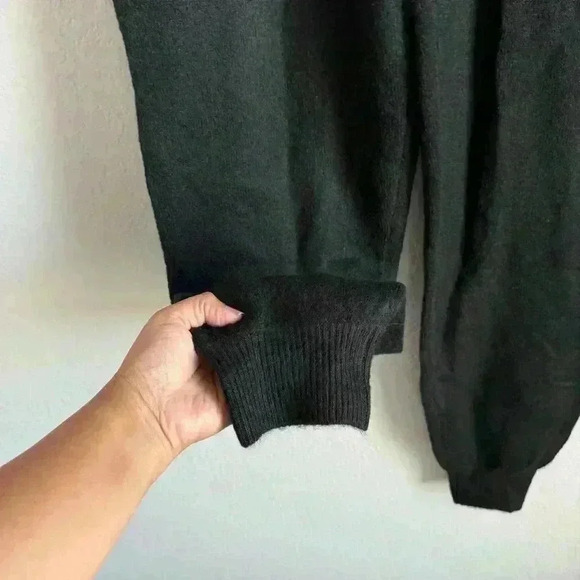 Gabrielle Union for NY & Co Women M Black Pull on Fleece Casual Jogger Pants NWT - Picture 6 of 11